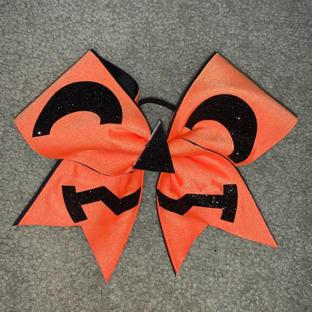 Pumpkin Halloween Bow